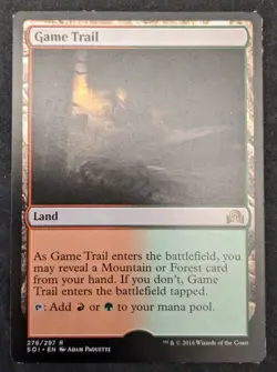 Game Trail - MTG Magic the Gathering - Shadows Over Innistrad -Misprint no stamp - Image 1