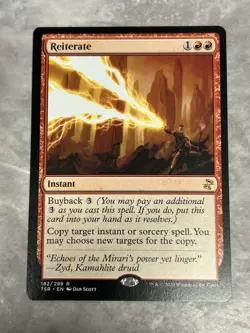 MTG Reiterate Regular - Time Spiral Remastered, English Pack Fresh - Image 1