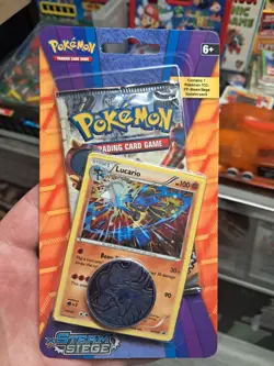 2016 Pokemon LUCARIO XY STEAM SIEGE BLISTER PACK *SEALED* NEW - Image 1