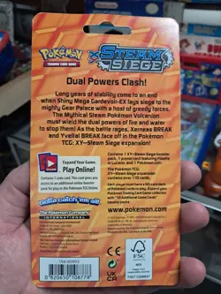 2016 Pokemon LUCARIO XY STEAM SIEGE BLISTER PACK *SEALED* NEW - Image 2