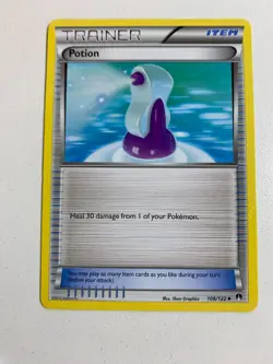 Pokemon TCG 106/122 Trainer Potion Uncommon Breakpoint Good Condition 1 Soft cor - Image 1