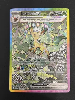 Leafeon ex - 144/131 - Pokemon Prismatic Evolutions Special Illustration Rare NM - Image 1