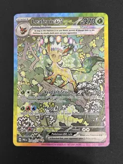 Leafeon ex - 144/131 - Pokemon Prismatic Evolutions Special Illustration Rare NM - Image 3