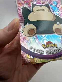 Topps Pokemon TV Animation Edition Series 3 Holo Foil #143 Snorlax - Image 4
