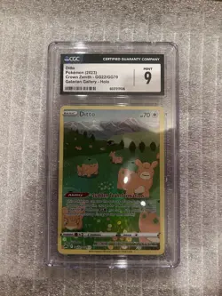 🔥Ditto Pokemon (2023) Crown Zenith - GG22/GG70 Galarian Gallery - Holo - Image 1