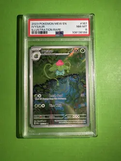 2023 Pokemon 151: Mew En Ivysaur Illustration Rare 167/165 *PSA 8* - Image 1