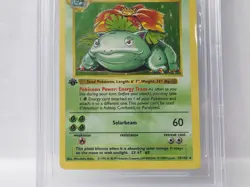 POKEMON BASE SET 1ST EDITION VENUSAUR HOLO #15 BGS 8 VERY NICE!!! - Image 4