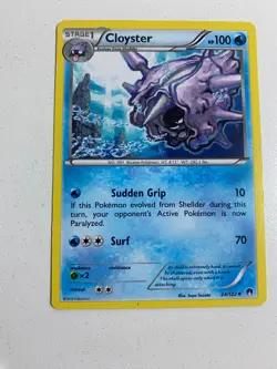Pokemon TCG 24/122 Cloyster Stage 1 Uncommon XY Breakpoint Very Good Condition - Image 1