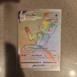 Pokemon Mew VMAX 268/264 Swsh08: Fusion Strike Secret Rare Full Art Holo TCG - Image 1