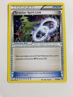 Pokemon TCG 81/98 Trainer Tyranitar Spirt Link Uncommon Very Good Condition - Image 1