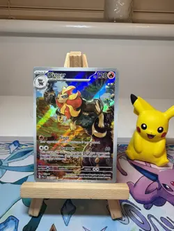 Pyroar Illustration Rare Pokemon Sv02: Paldea Evolved 200/193 MP Good bindercopy - Image 1