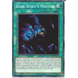 Dark Spirit's Mastery Yu-Gi-Oh! LDS3-EN017 1st Common - Image 1