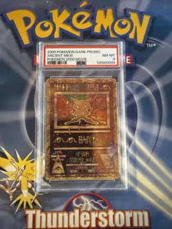 2000 Pokemon Game Promo Ancient Mew Movie PSA 8 NM-MT - Image 1