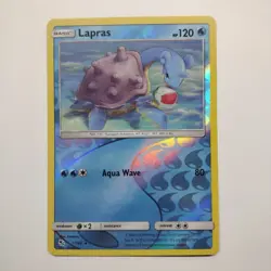 Lapras 17/68 Reverse Holo Rare Hidden Fates Pokemon Card MINT - Image 1