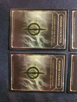 4x POISON COUNTER NM Scars of Mirrodin MTG Magic the Gathering Card 4 X4 Infect - Image 2