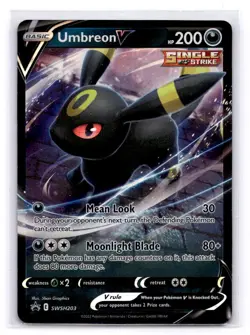 Umbreon V Promo SWSH: Sword & Shield Promo Cards SWSH203 LP-NM - Image 1