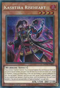 MP24-EN065 Kashtira Riseheart - Prismatic Secret Rare 1st Edition YuGiOh Card - Image 1