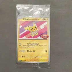 Pokemon Berkemeja Flower Promo Pikachu's Indonesia Journey Card 190/SV-P - Image 1