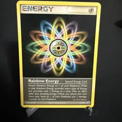 Pokemon Card 2006 EX Legend Maker Rainbow Energy 81/92 Rare Non Holo LP - Image 1