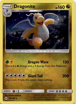 Dragonite - (Cosmos Holo) 096/149 Miscellaneous Cards & Products Holo LP - Image 1