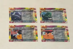 1999 Pokemon Topps Mewtwo Strikes Back! 4 Textured Silver Foil Cards - Image 2