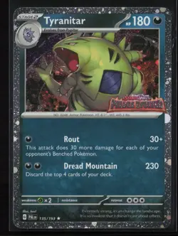 Tyranitar - (Cosmo Foil) Promo Miscellaneous Cards & Products 135/193 NM - Image 1