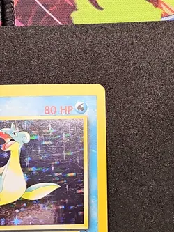 Pokemon TCG Lapras Fossil Holo Unlimited Rare Card 10/62 MP - Image 3