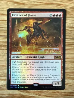 Cavalier Of Flame NM* FOIL Commander 2020 M20 ENGLISH 125/280 mtg -UnltdCards - Image 1