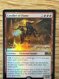 Cavalier Of Flame NM* FOIL Commander 2020 M20 ENGLISH 125/280 mtg -UnltdCards - Image 2