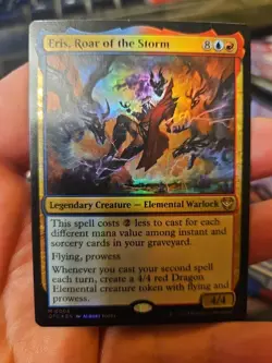 MTG - Outlaws of Thunder Junction - Eris, Roar of the Storm - NM - Foil - Image 1
