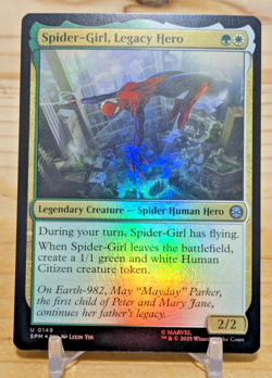Spider-Girl, Legacy Hero FOIL Spider-Man MTG Magic The Gathering - Image 1