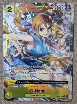 O-Nami (Alternate Art) OP06-101 One Piece Wings Of The Captain NM - Image 1
