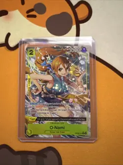 One Piece Tcg O-Nami (Alternate Art) OP06-101 Wings of the Captain Foil NM - Image 1