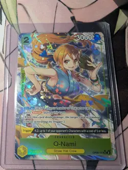 One Piece Tcg O-Nami (Alternate Art) OP06-101 Wings of the Captain Foil NM - Image 1