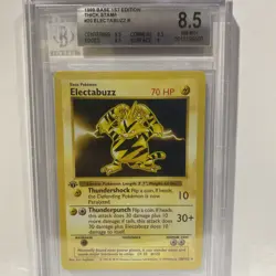 1999 Pokemon Base Set Electabuzz 20/102 1st Edition Shadowless BGS 8.5 - Image 1