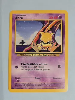 1999 Abra 43/102 - Base Set - German - LP Pokemon TCG - WOTC - Image 1