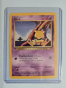 1999 Abra 43/102 - Base Set - German - LP Pokemon TCG - WOTC - Image 2