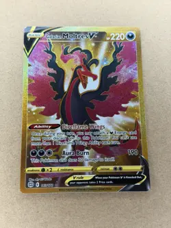 Pokemon TCG Galarian Moltres V: Brilliant Stars 183/172 Holo Secret Rare NM - Image 1