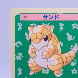 Pokemon Cards Bandai Topsun Sandshrew No.027 Blue Back 1997 NM Japanese g911 - Image 2