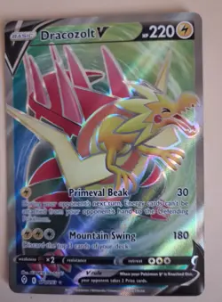Pokemon TCG Dracozolt V 178/203 - Evolving Skies Full Art - NM/M - Pack Fresh - Image 1