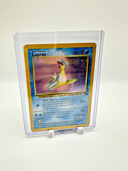 Lapras 10/62 Fossil Set 1999 Pokemon TCG Holo Rare HP - Image 1