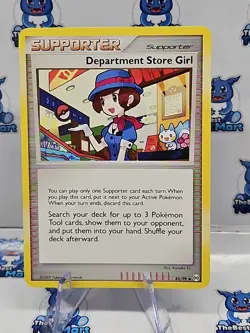 Pokemon Department Store Girl 85/99 Arceus LP - Image 1