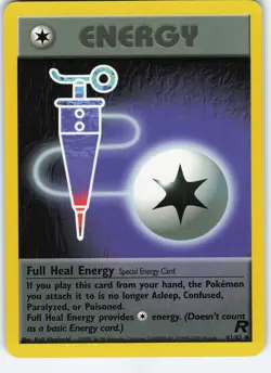 Full Heal Energy 81/82 Uncommon Unlimited Team Rocket NM Pokemon - Image 1