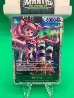 One Piece TCG - The Azure Sea's Seven - Perona OP14-033 SR - NM Foil - Image 1