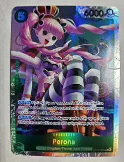 Perona - OP14-033 OP14-033 The Azure Sea's Seven Rare Full Art Holo One Piece - Image 1