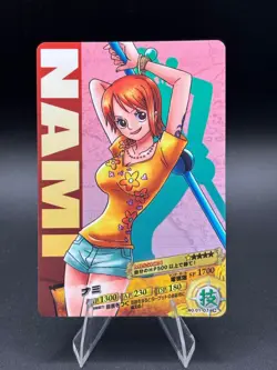 Nami Strawhats 01-07 Glossy One Piece AR Carddass Bandai Tcg Ccg Anime Waifu - Image 1