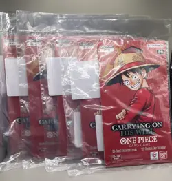 One Piece TCG: Carrying On His Will Sleeved Booster OP-13 English (LOT OF 5) - Image 1