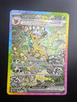 Leafeon ex - 144/131 - Pokemon Prismatic Evolutions Special Illustration Rare NM - Image 1
