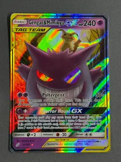 Pokemon TCG: Gengar & Mimikyu GX 53/181 - Team Up Tag Team - Image 1