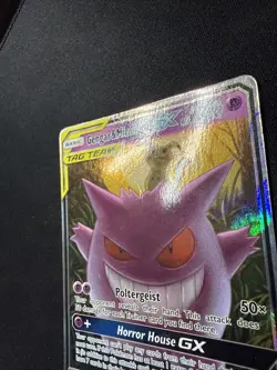 Pokemon TCG Gengar & Mimikyu GX 53/181 Tag Team Team Up HP/DMG - Image 3